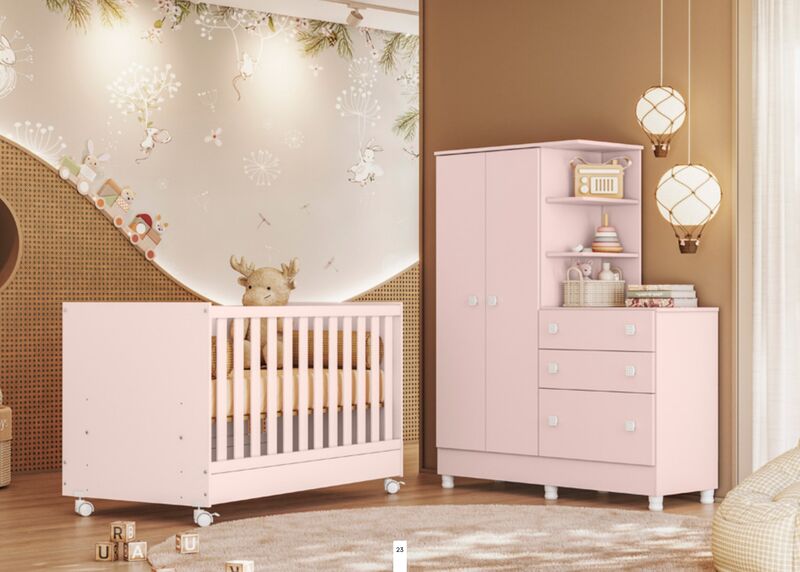Quarto de bebê linha Doce Sonho — Floresta encantada