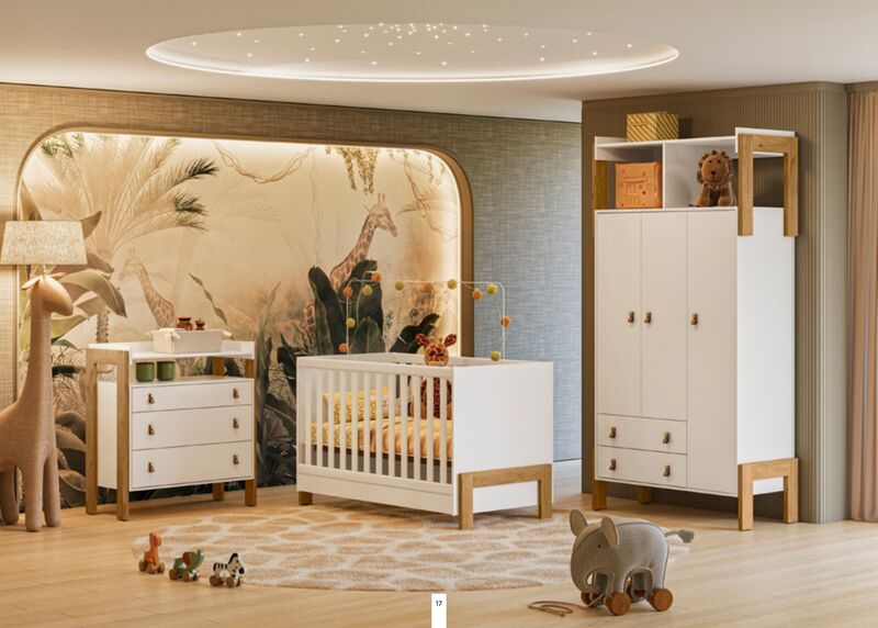 Quarto de bebê linha Fantasia — Safari e aventura